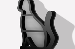 Tiny dollhouse cat shelf digital file download miniature box Product Image 8