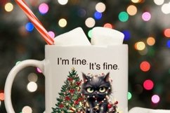 I&#039;m Fine It&#039;s Fine Everything Is Fine Png Sublimation Product Image 5