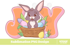 Easter Sublimation PNG Bundle Bunny Chick Farm Hip Hop Joy Product Image 5