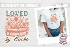 Book Lover Sublimation design Quote Bookish PNG Product Image 1
