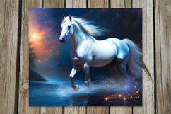 Horses | 4 skinny tumbler Sublimation designs PL2 Product Image 5