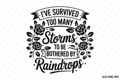 I&#039;ve survived too many storms SVG | Quotes Svg Product Image 1