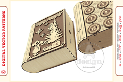 Advent calendar v49 - laser cut file - Glowforge ready file Product Image 9