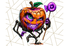 Haunted Treats Clipart PNG, Halloween Candy Art Product Image 5