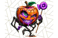 Haunted Treats Clipart PNG, Halloween Candy Art Product Image 5