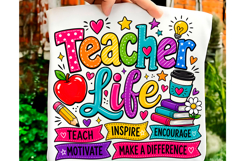 Teacher Life Inspire Encourage Motivate Product Image 1