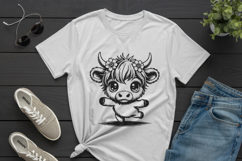 Kawaii Highland Cow SVG Bundle Product Image 5