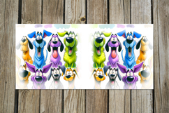 Funny pets | 8 Cartoon Mug sublimation designs, PNG Product Image 9