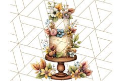 Fall Cake Clipart PNG, Autumn Cakes With Pumpkins Product Image 5
