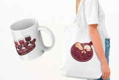 Summer Red Wine Clipart Product Image 3