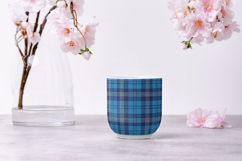 Blue Tartan Seamless Pattern, Classic Navy Plaid Product Image 9