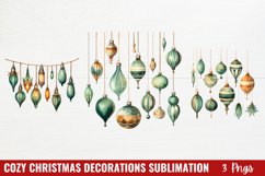 Cozy Christmas Decorations Sublimation Product Image 1