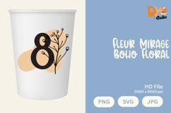 Fleur Mirage Boho Floral Monogram Product Image 1