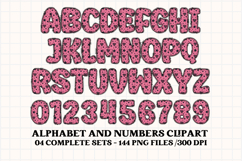 Halloween Alphabet png clipart, halloween letters doodle Product Image 3