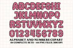 Halloween Alphabet png clipart, halloween letters doodle Product Image 3