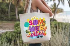 Summer Vibes PNG sublimation |Beach & Summer PNG T-Shirt Product Image 5