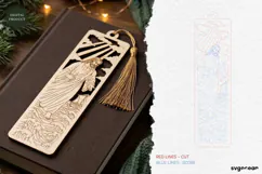 Wooden Jesus Bookmark Laser Cut | Glowforge | SVG Product Image 2