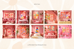 50 Girly Pink Aesthetic Frame Mockup Product Image 9