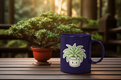 Kawaii Potted Plant Stickers | Cute SVG PNG PDF Bundle Product Image 9