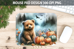 Watercolor Bear Mouse Pad Sublimation - Animal PNG Product Image 1