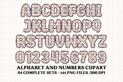 Back to School Alphabet png, letters doodle, school clipart Product Image 3