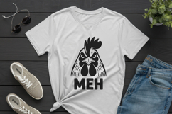 Funny Chicken SVG Bundle, Sarcastic Farm Quotes, Rooster Hen Product Image 5