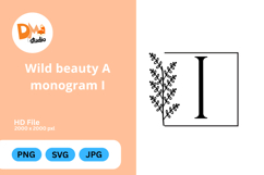 Wild Beauty Monogram Floral Product Image 1