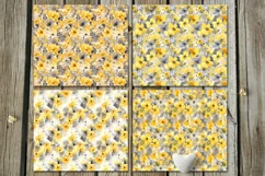 Watercolor Flowers | Sublimation skinny tumbler designs, JPG Product Image 9