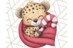 Safari Christmas PNG Clipart, Cute Jungle Animal Art Product Image 5