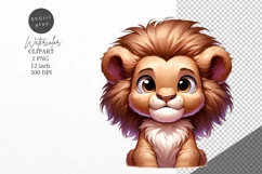 Lion clipart, Animals clipart, Safari clipart Product Image 1