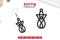 Earring LaserCut - Lasercut File Product Image 1
