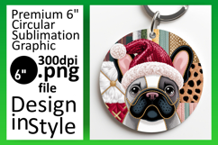 Gorgeous Circle Design Sublimation Template , Holiday Pets Product Image 1