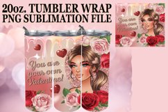 JOYFUL PRESENT 20oz TUMBLER WRAP, Love Girl Product Image 1