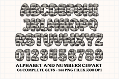 Alice in Wonderland Alphabet png, wonderland letters doodle Product Image 3