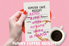 Funny Expensive Coffee Receipt, Sublimation BUNDLE PNG. Product Image 14