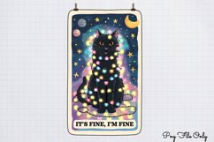 Funny Christmas Tarot Card Sublimation Clipart PNG Product Image 1