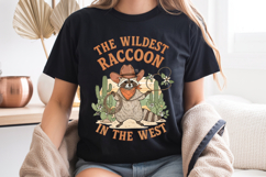 Wildest Raccoon In The West PNG Cowboy Raccoon Sublimation Product Image 8