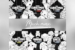 100 Procreate Christmas Animal Stamp Brushes Product Image 9