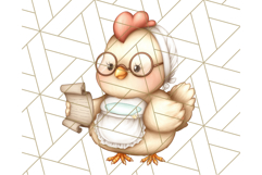 Cottagecore Kitchen Chicken Clipart PNG, Fairytale Style Product Image 5