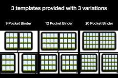 9 canva binder templates included
