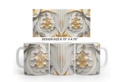 3D Geometric Mug Wrap | Sublimation Coffee Cup Product Image 11