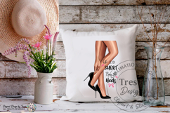 Life Is Short Buy the Heels Fashion Quote PNG Woman Legs Product Image 10