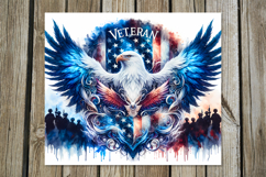 Patriotic USA veteran | american Skinny Tumbler Designs PL2 Product Image 5