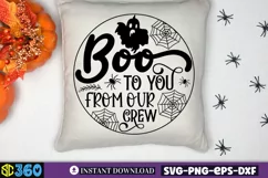 Boo to you from our crew SVG, Halloween SVG Product Image 3