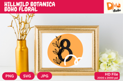 Hillwild Botanica Boho Floral Monogram Product Image 1