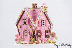 Pink Christmas Gingerbread sublimation Clipart Bundle PNG Product Image 10