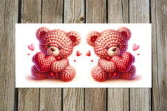 Valentine teddy bear | mug sublimation design PLUS2 Product Image 5
