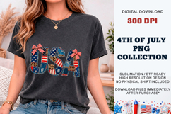Faux Patchwork USA PNG | Sublimation DTF Product Image 9