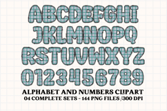 Father’s Day Alphabet clipart, father’s day letters doodle Product Image 3