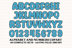 Earth Day Alphabet png clipart, earth day letters doodle Product Image 3